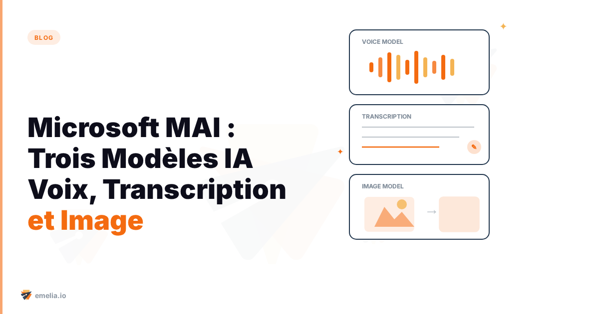 Microsoft MAI : Trois Modèles IA Voix, Transcription et Image Indépendants d'OpenAI