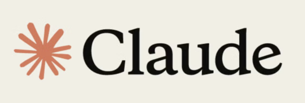 Claude ecris en noir sur fond beige avec une etoile orange