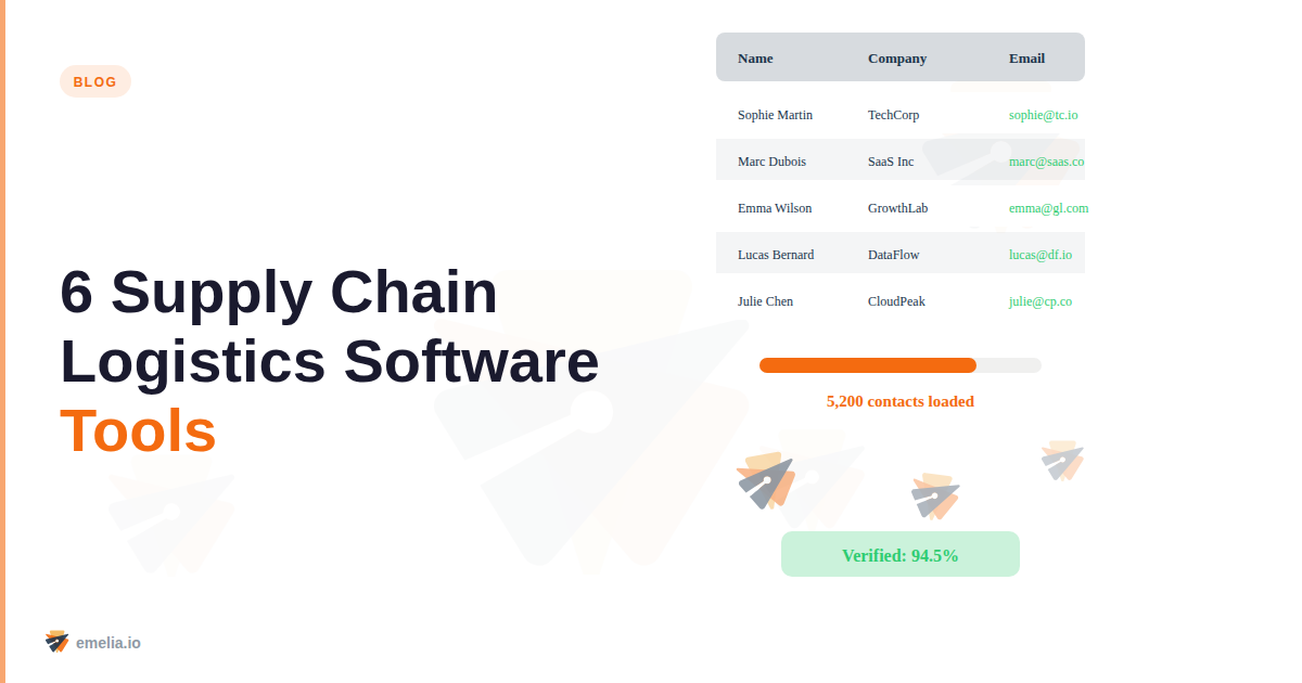 6 Supply Chain Logistics Software Tools That'll Actually Save Your Sanity (And Money)