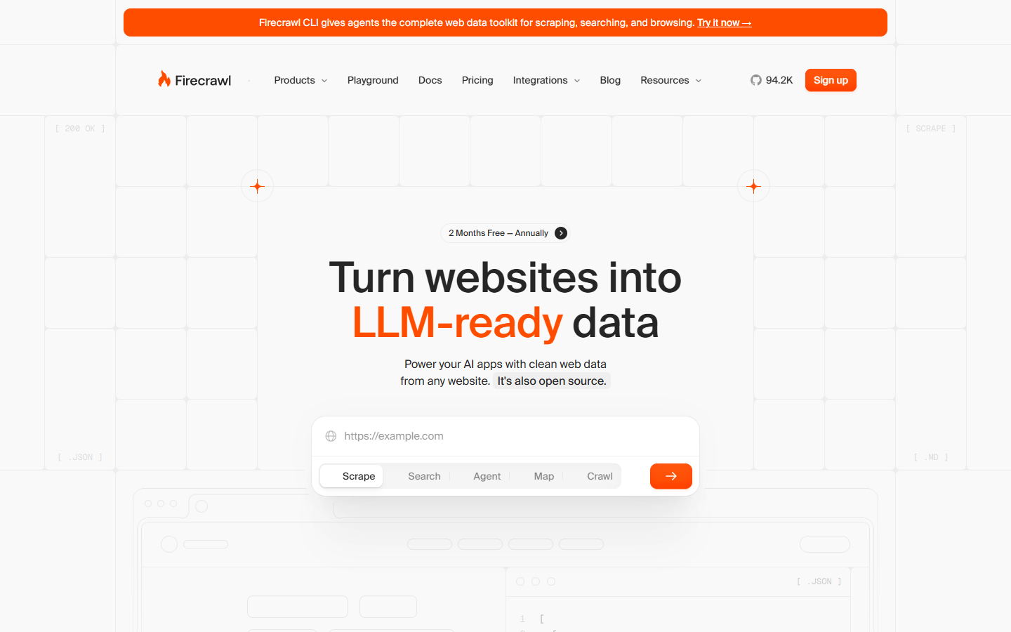 Screenshot firecrawl