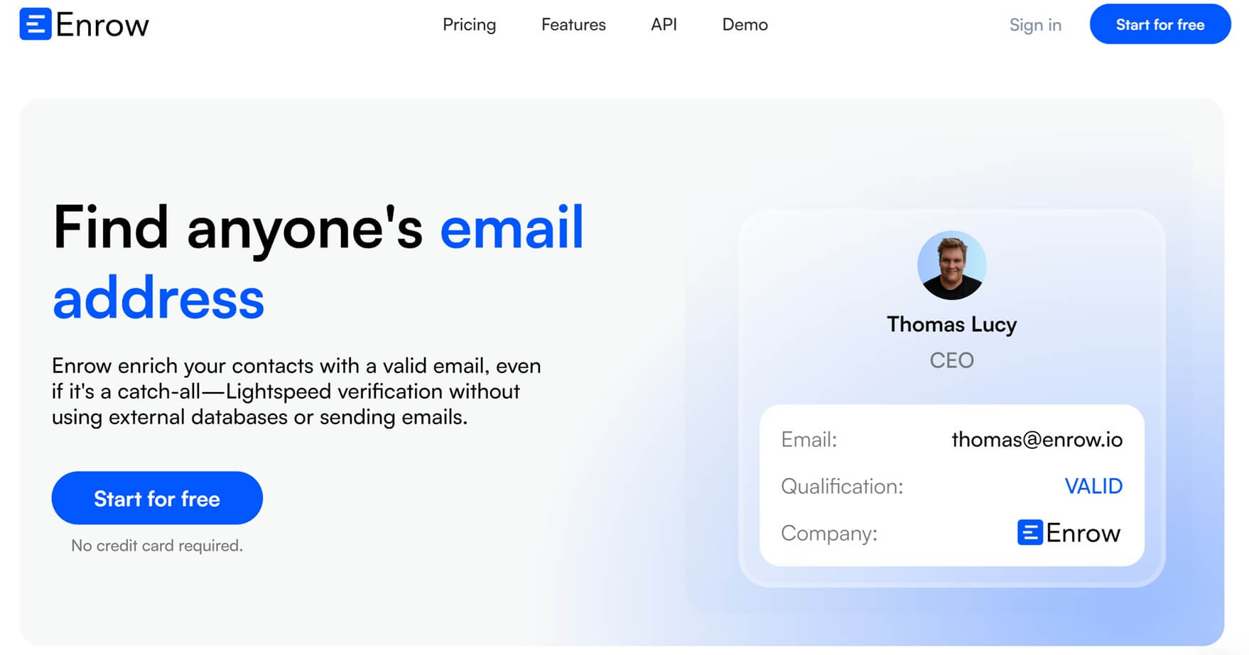 Enrow screenshot