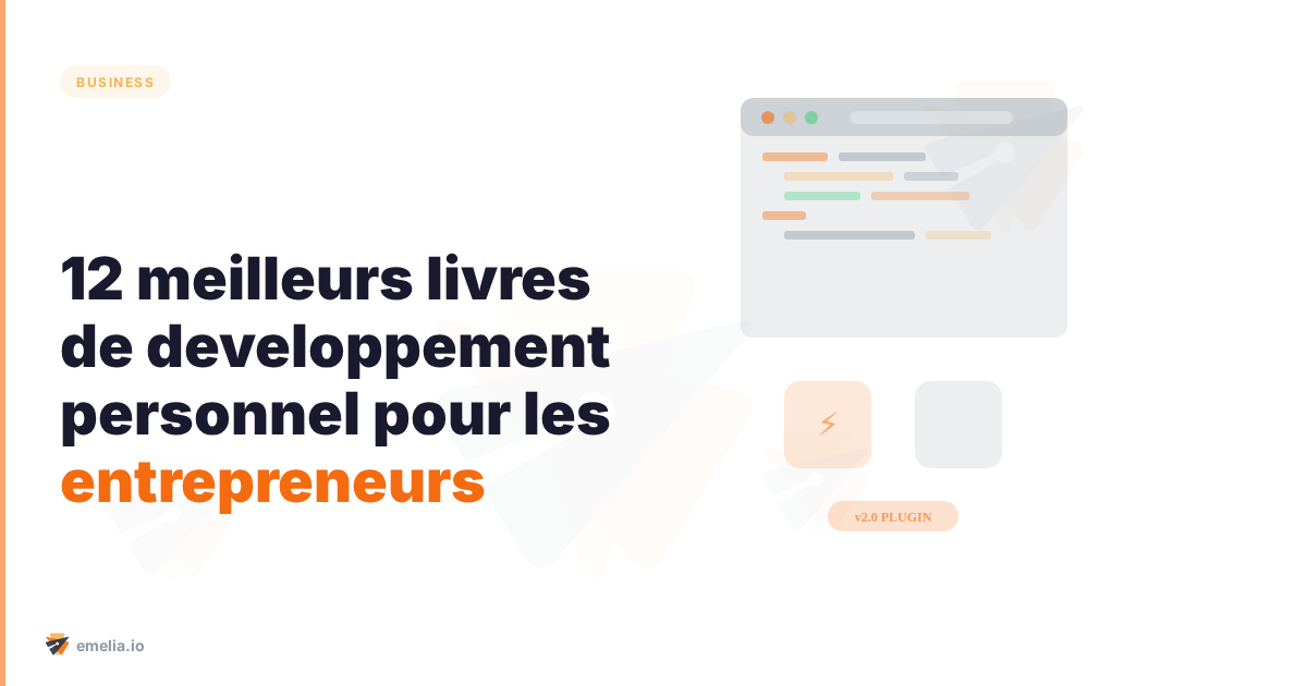  12 meilleurs livres de developpement personnel pour les entrepreneurs