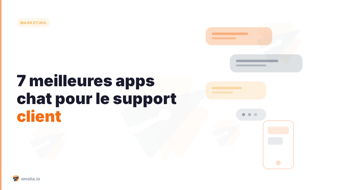 Les 7 meilleures applications de chat pour le support client
