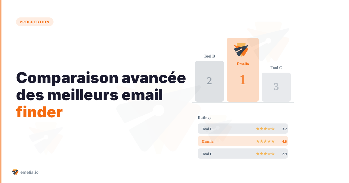 Comparaison avancée des meilleurs email finder (enrichisseurs d'emails)