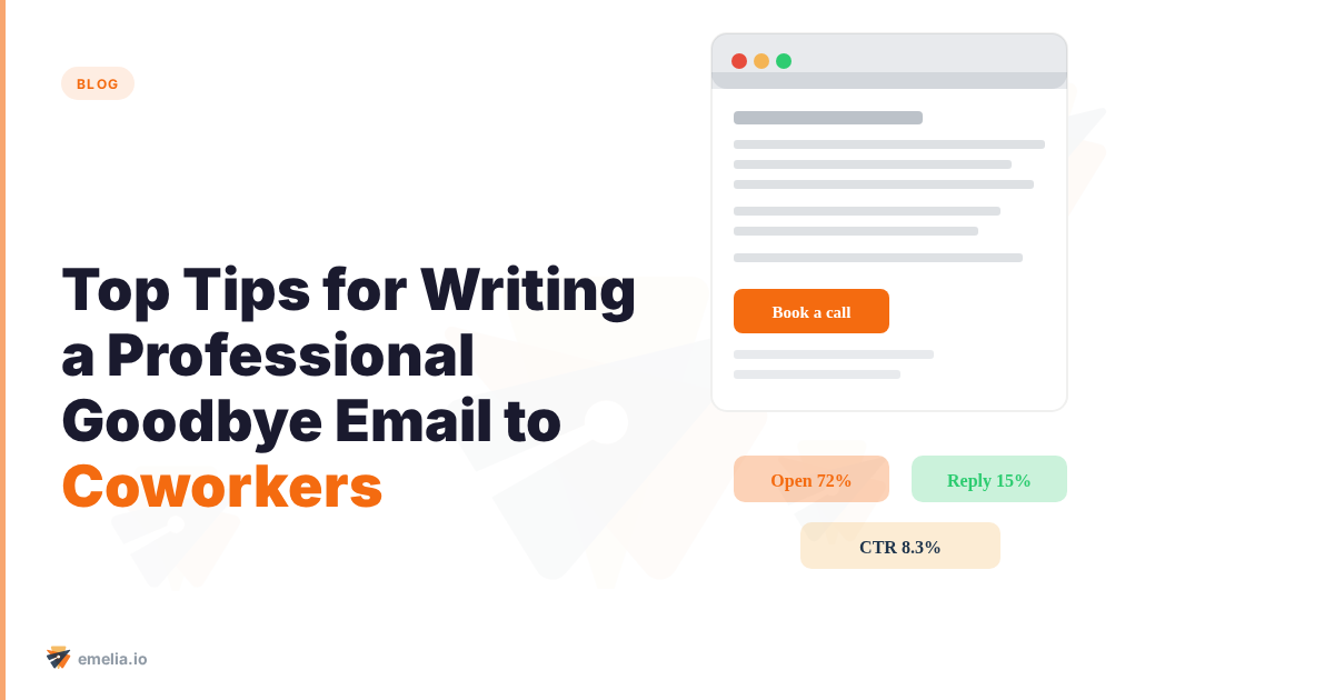 Top Tips for Writing a Professional Goodbye Email to Coworkers