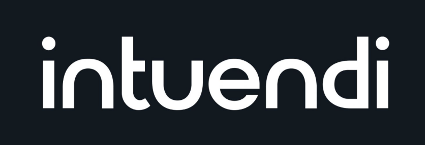 Intuendi written in white on a black background