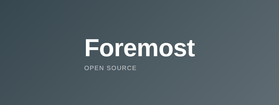 Foremost Logo