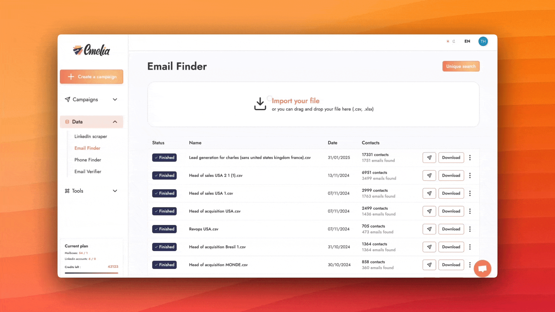 Gift de Phone et email finder