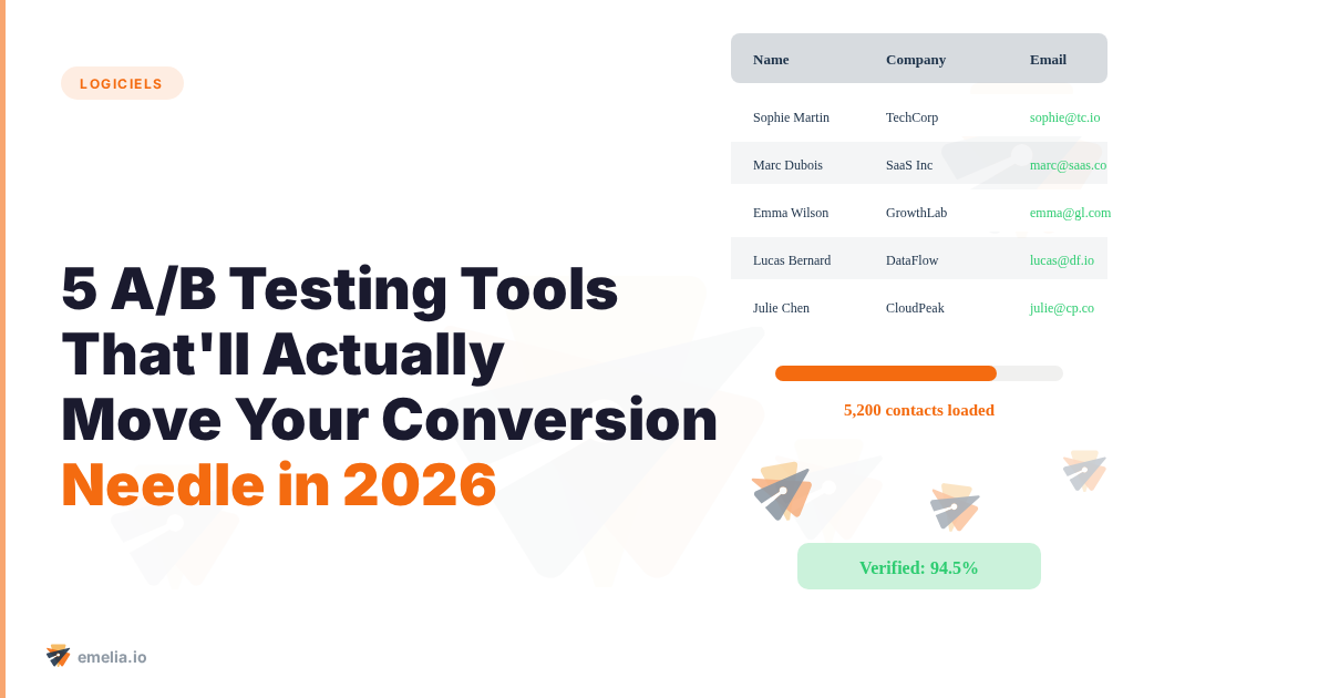 5 A/B Testing Tools That'll Actually Move Your Conversion Needle in 2026