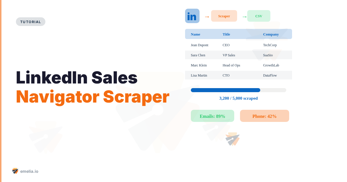 LinkedIn Sales Navigator Scraper