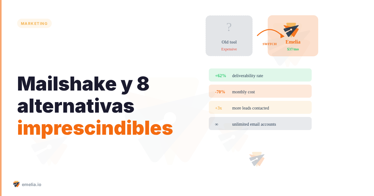 Mailshake y 8 alternativas imprescindibles para revolucionar tu prospección