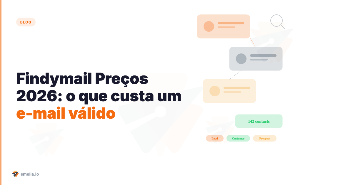 Findymail Preços 2026: planos, créditos e custo por e-mail válido