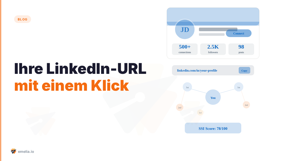 Ihre LinkedIn-URL mit einem Klick: Express-Anleitung für den Link