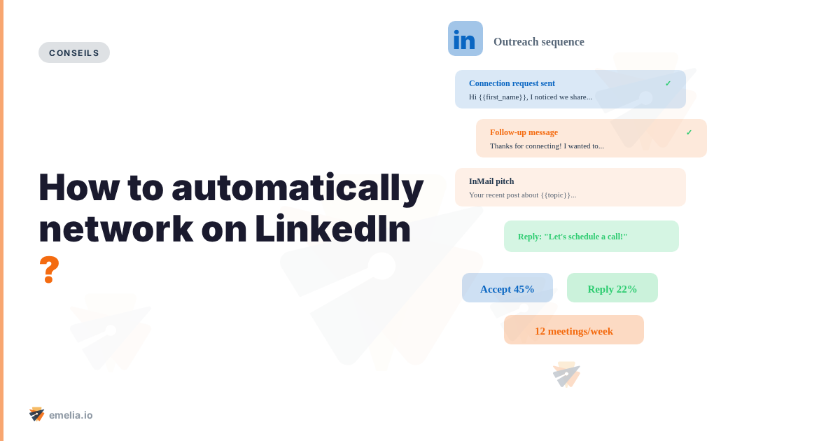 How to automatically network on LinkedIn ?
