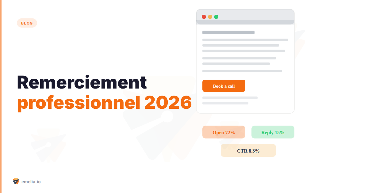 Remerciement professionnel : modèles d’emails à copier (2026)