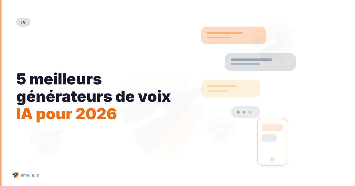 Les 5 meilleurs générateurs de voix IA pour 2026 