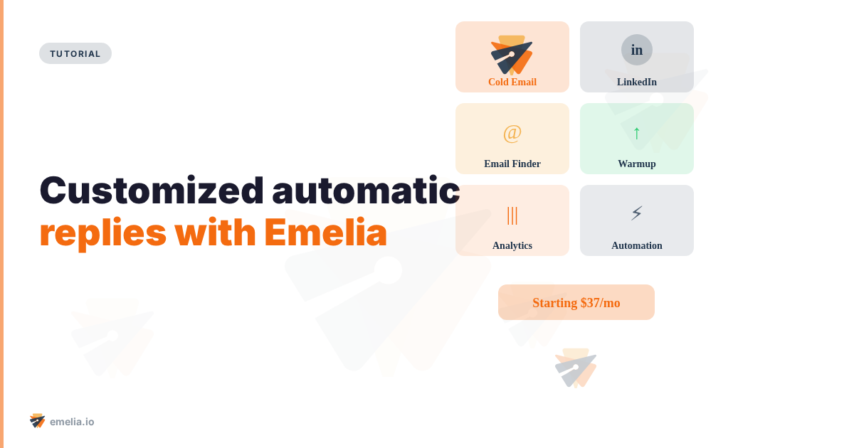 Customized automatic replies with Emelia: discover Magic Reply and Auto Magic Reply