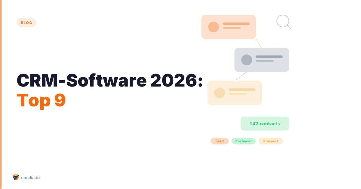 CRM-Software 2026: Top 9 (kostenlos und kostenpflichtig)