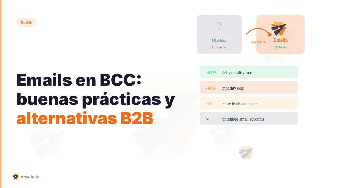 Emails en BCC: buenas prácticas y alternativas B2B