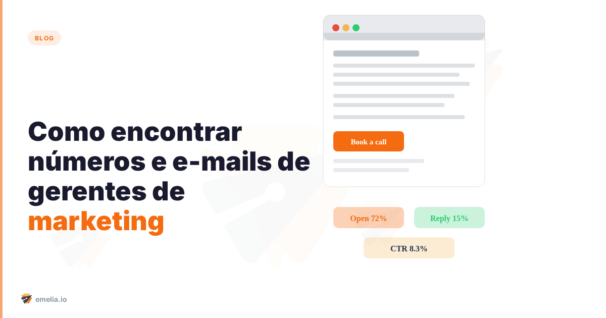 Como encontrar números e e-mails de gerentes de marketing: um guia passo a passo