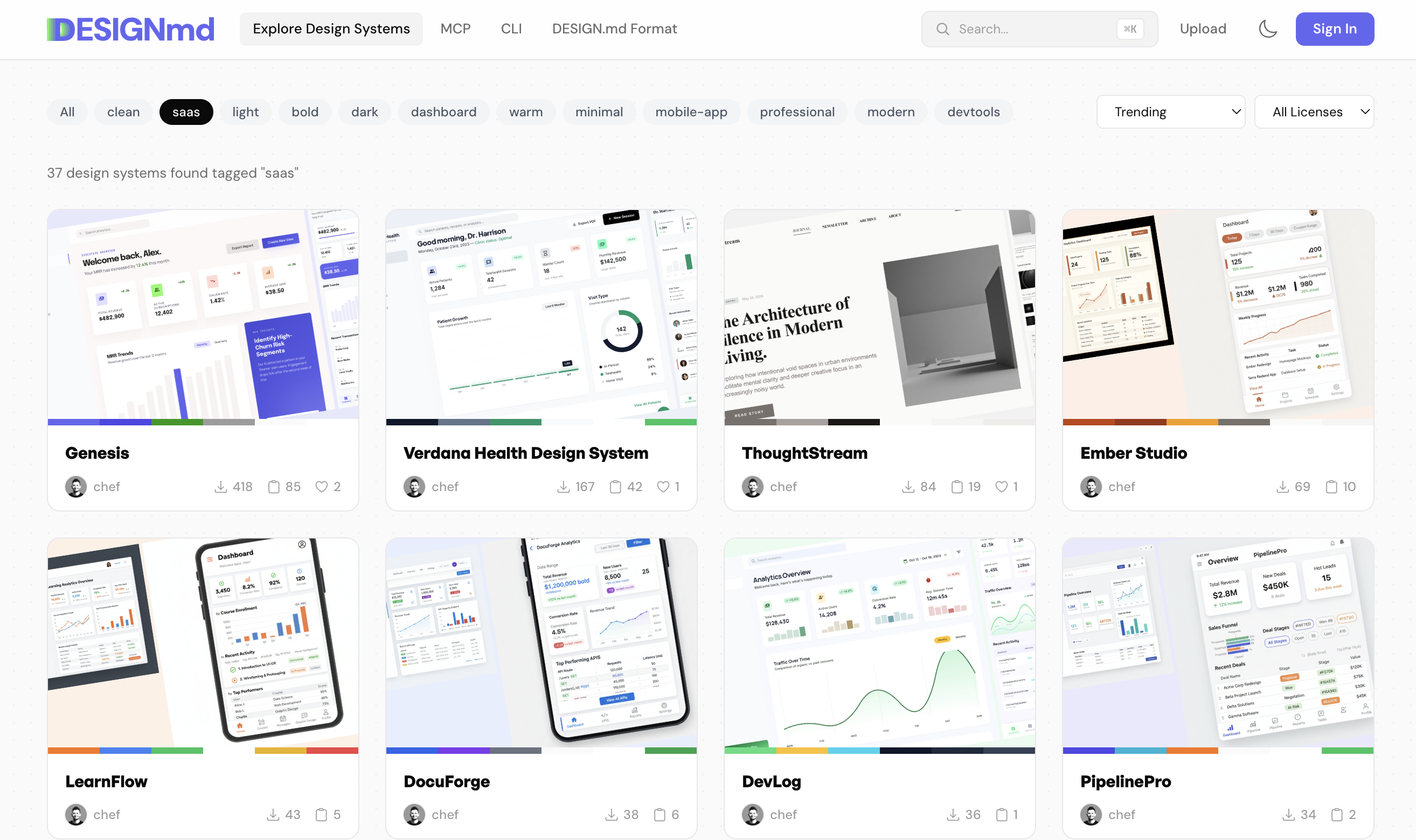 Screeshot of Design.MD