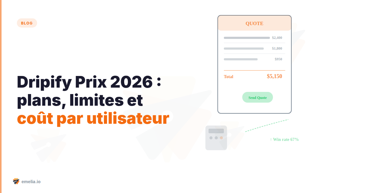 Dripify Prix 2026 : plans, limites et coût réel par utilisateur