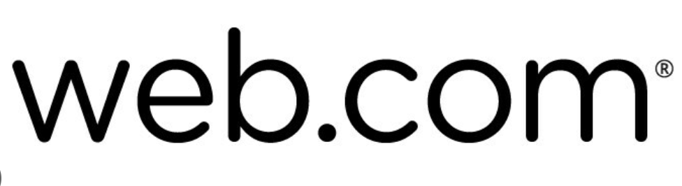 Web.com write in black on a white background