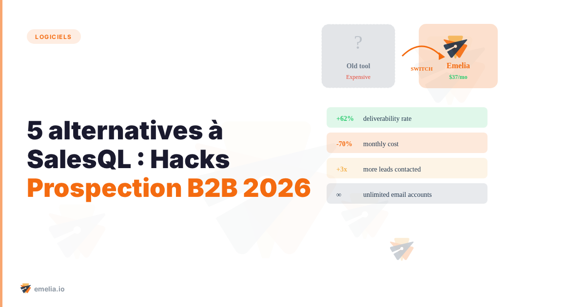 5 alternatives à SalesQL : Hacks Prospection B2B 2026