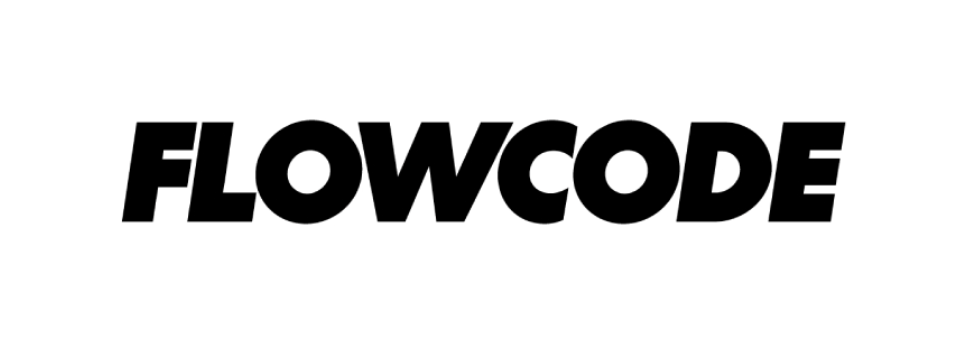 Flowcode written in black on a white background