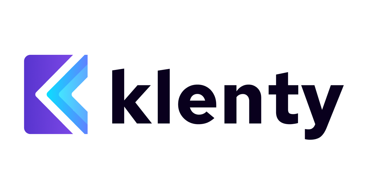 Purple and blue triangular logo with Kently written in black