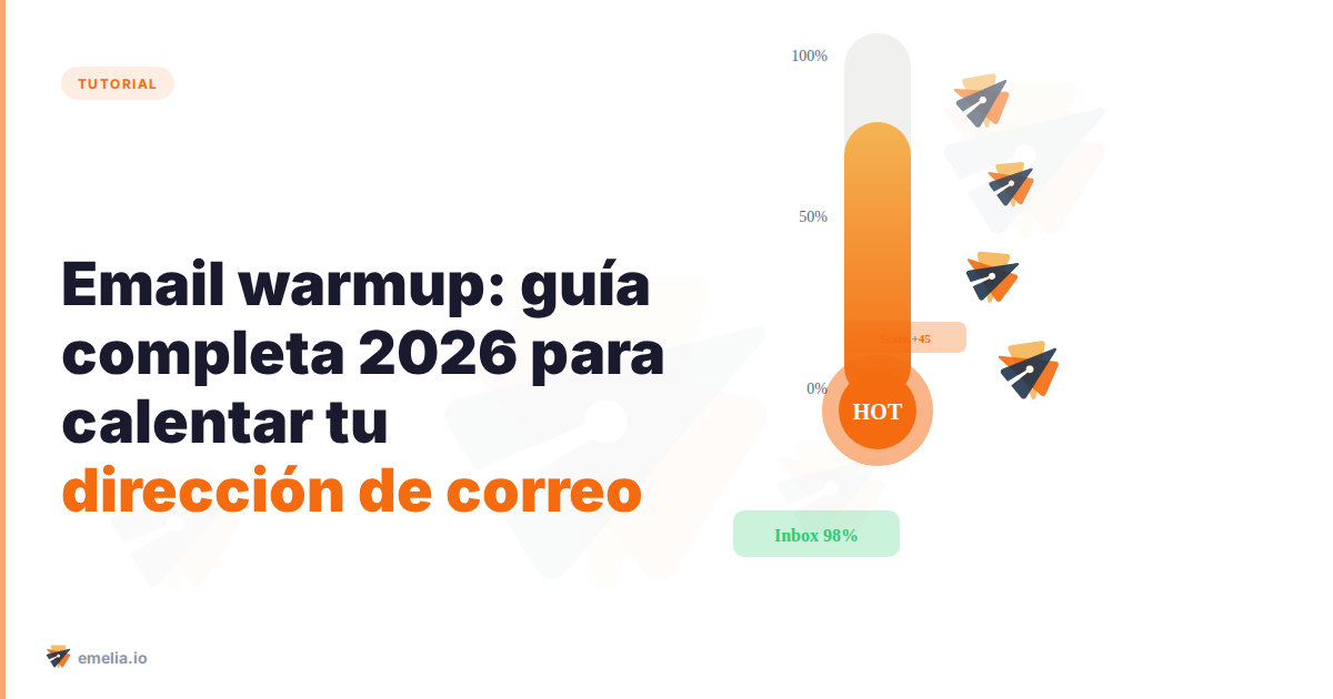 Email warmup: guía completa 2026 para calentar tu dirección de correo