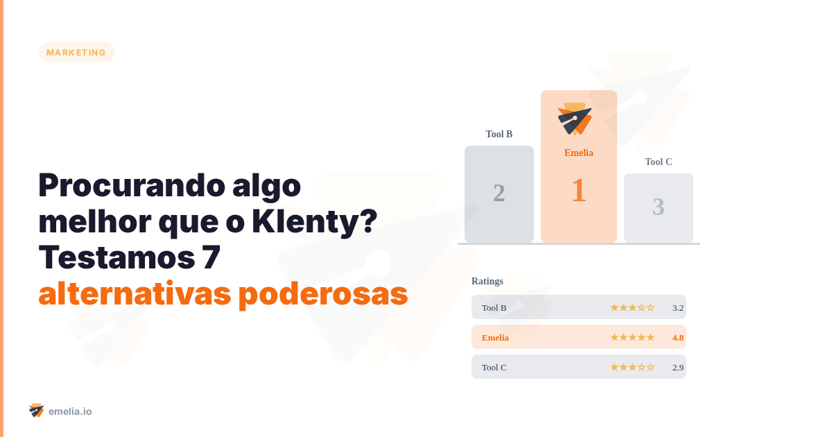 Procurando algo melhor que o Klenty? Testamos 7 alternativas poderosas