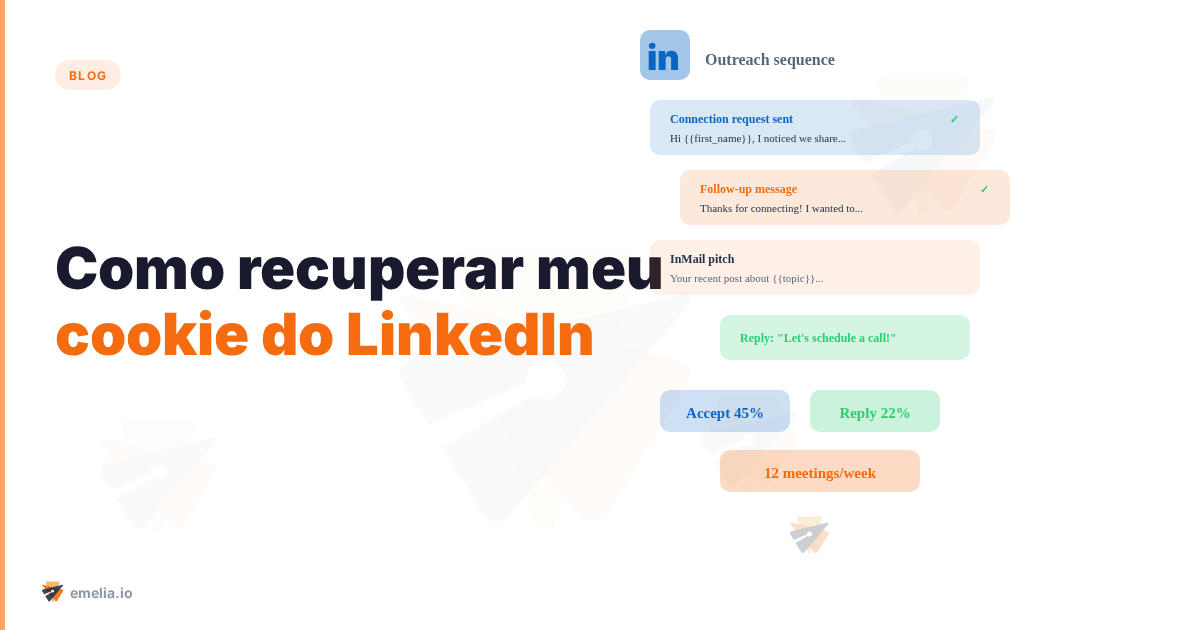 Como recuperar meu cookie do LinkedIn