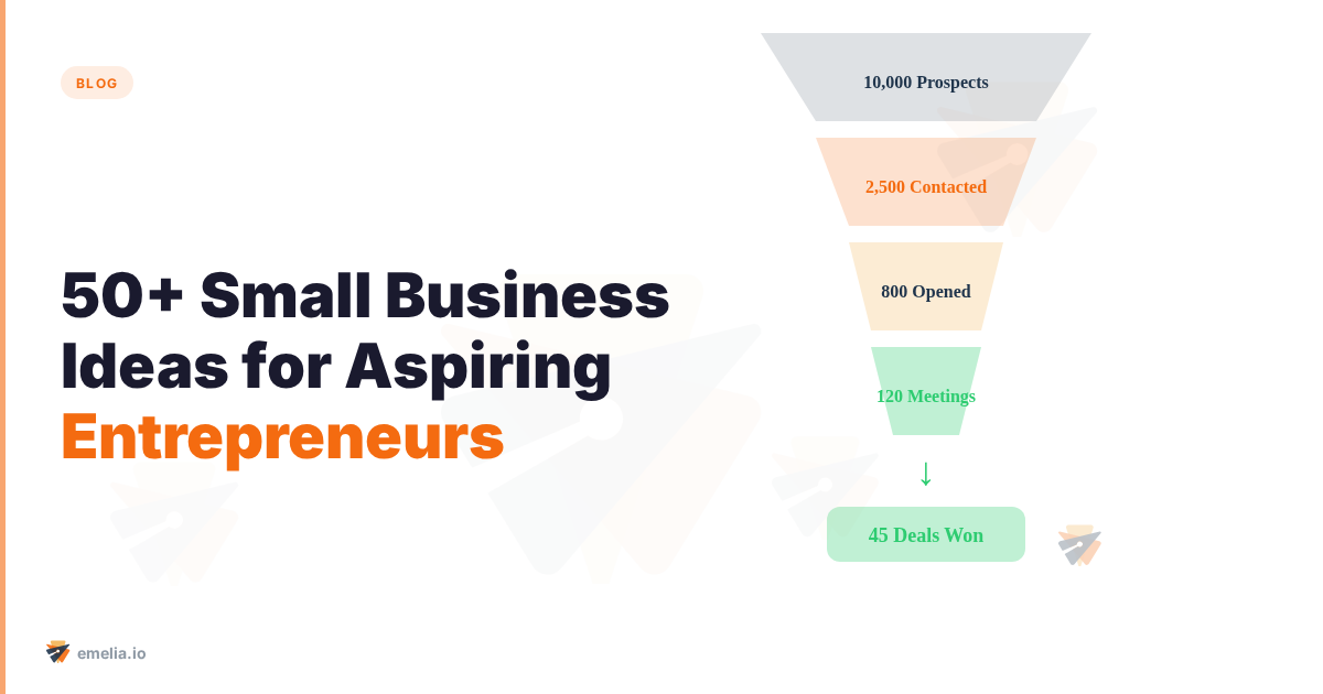 50+ Small Business Ideas for Aspiring Entrepreneurs