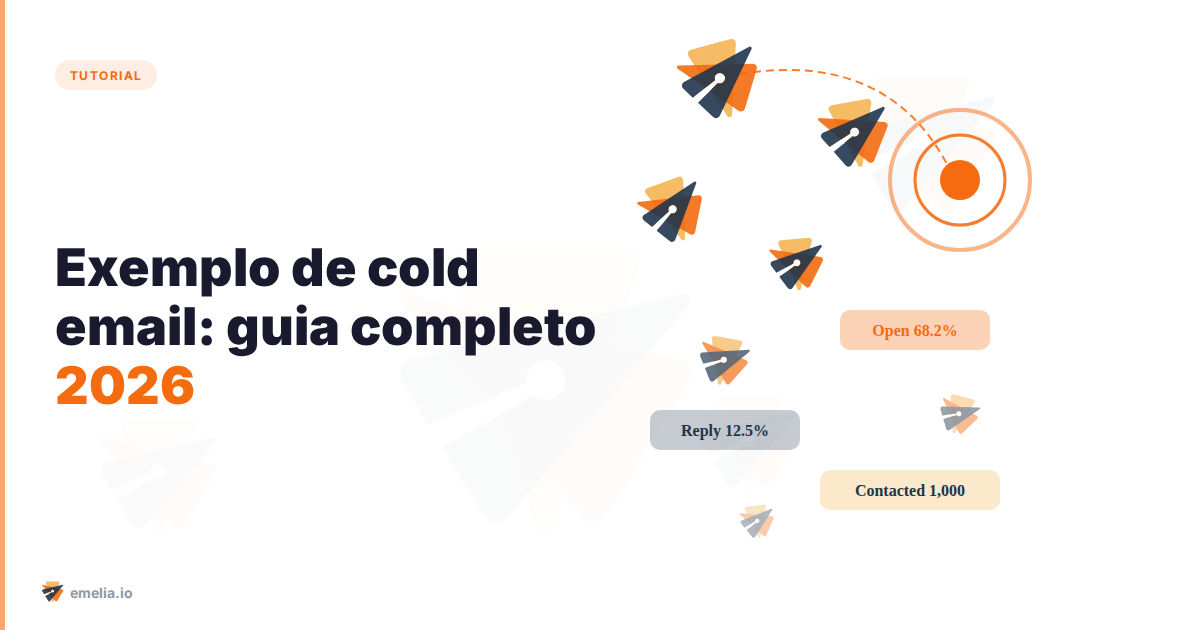 Exemplo de cold email: guia completo para escrever emails que convertem (2026)
