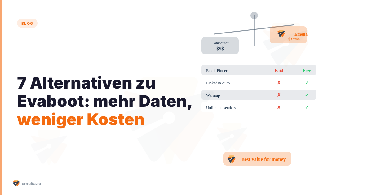 7 Alternativen zu Evaboot: mehr Daten, weniger Kosten