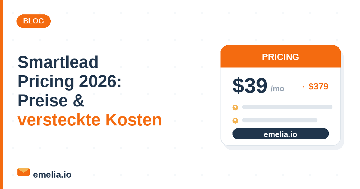 Smartlead 2026: Preise, Pläne und versteckte Kosten erklärt