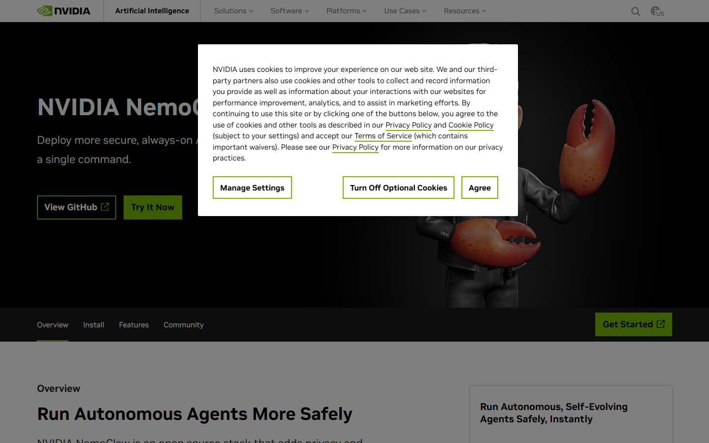 NVIDIA NemoClaw - Secure AI Agent Platform