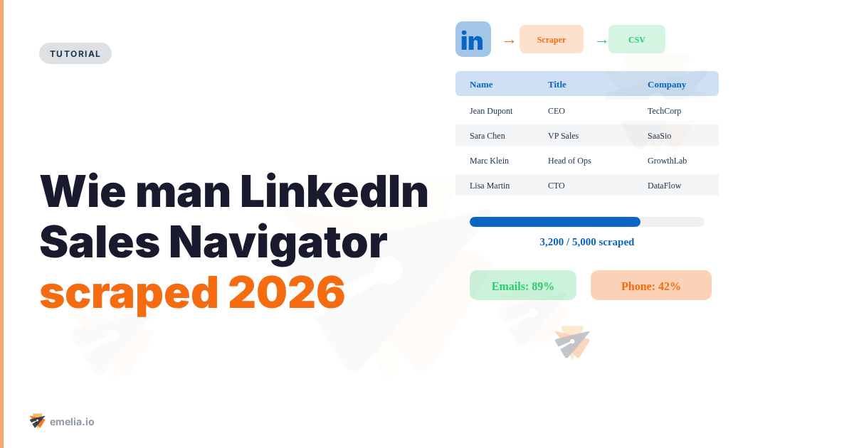 Wie man LinkedIn Sales Navigator scraped (2026)