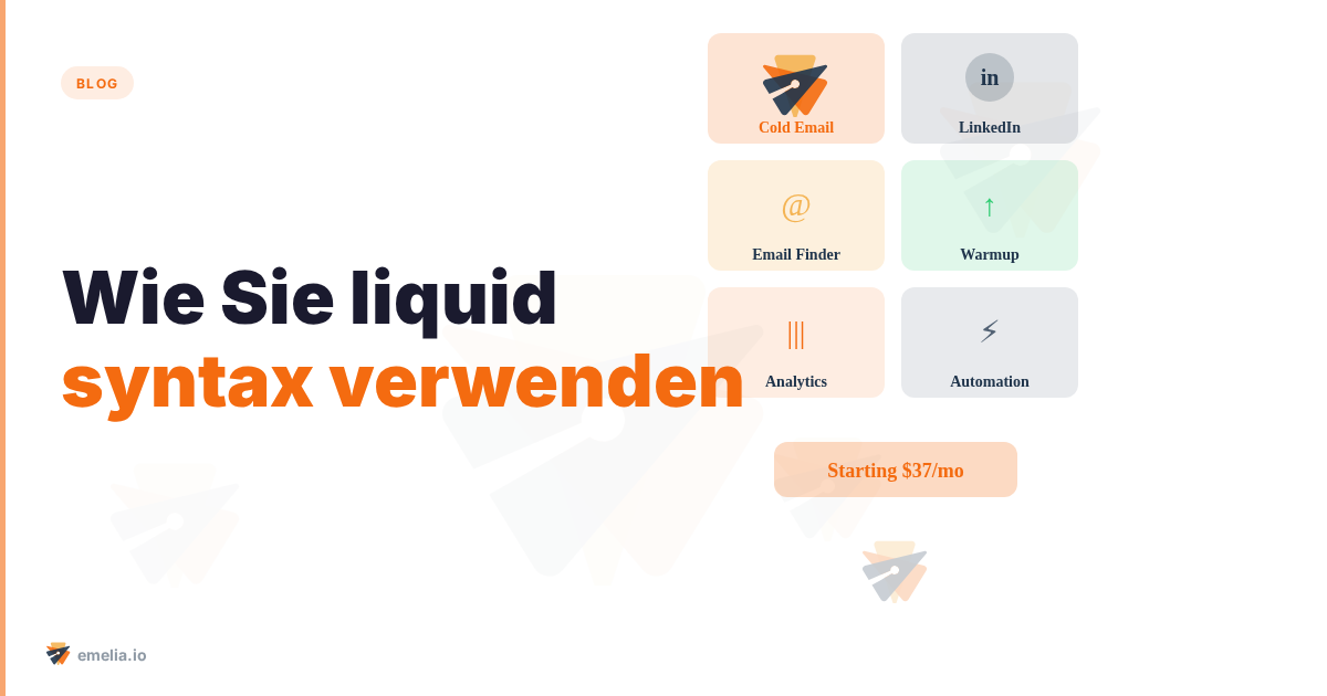 Wie Sie liquid syntax verwenden