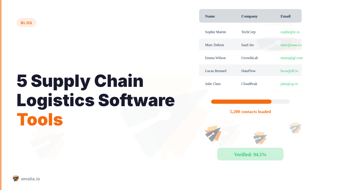 5 Supply Chain Logistics Software Tools That'll Actually Save Your Sanity (And Money)