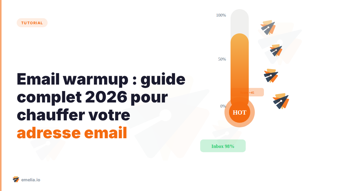 Email warmup : guide complet 2026 pour chauffer votre adresse email