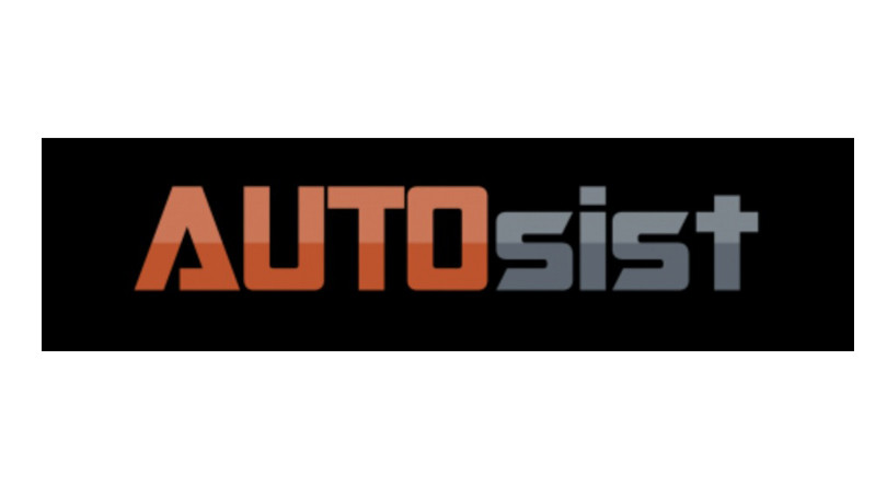 Auto written in red and Sist in dark gray