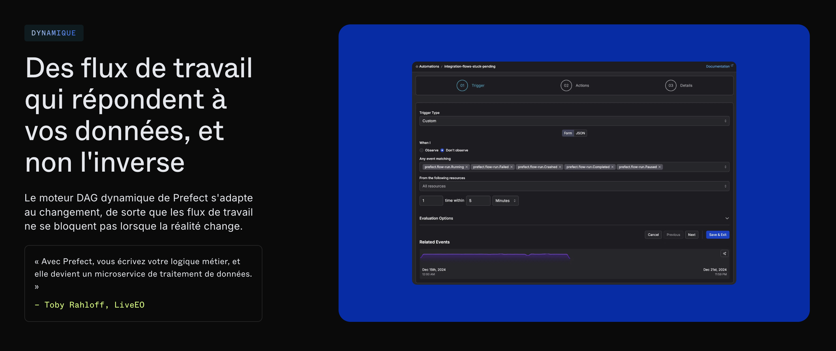 Dynamique de Prefect