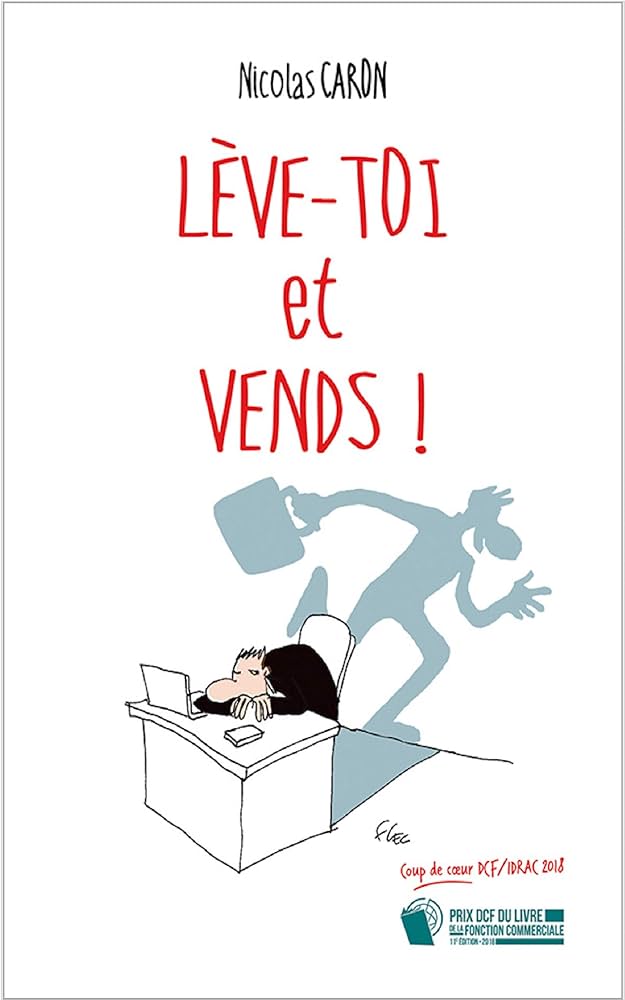 Couverture du livre blanche et dessus un homme affalé sur sonn bureau, derriere lui son ombre qui fuit