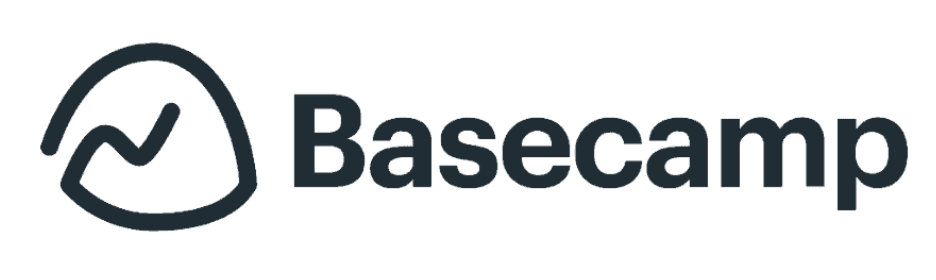 Basecamp written in black on a white background
