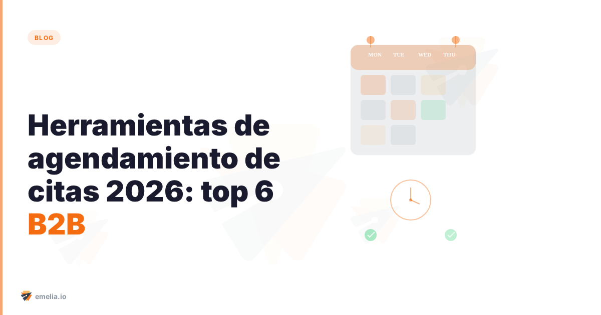 Herramientas de agendamiento de citas 2026: top 6 B2B
